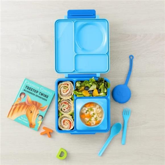 Bento Box for Kids - Insulated Lunch Box with Leak Proof Thermos Food Jar - Picture 4 of 5
